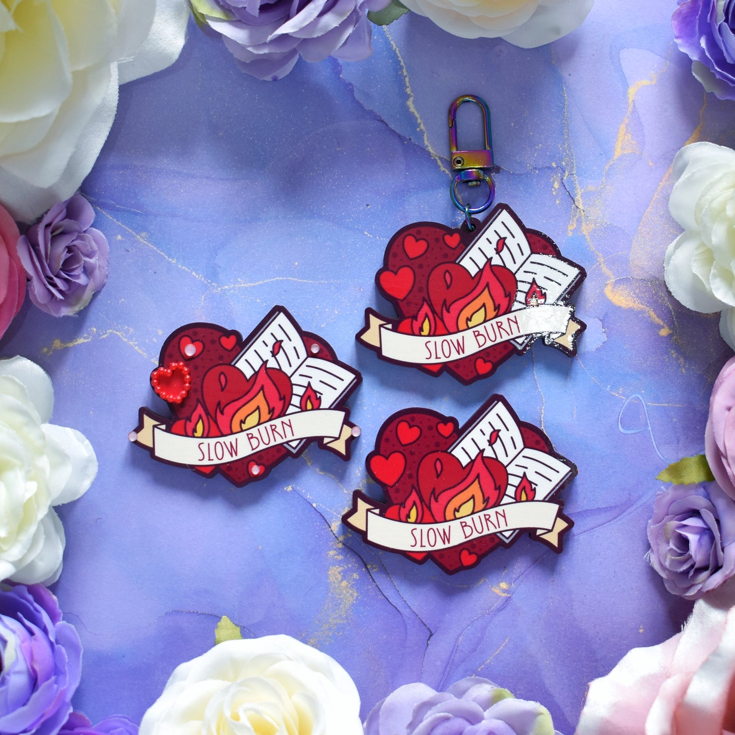 Slow Burn - Wooden Charm *LAST ONE*