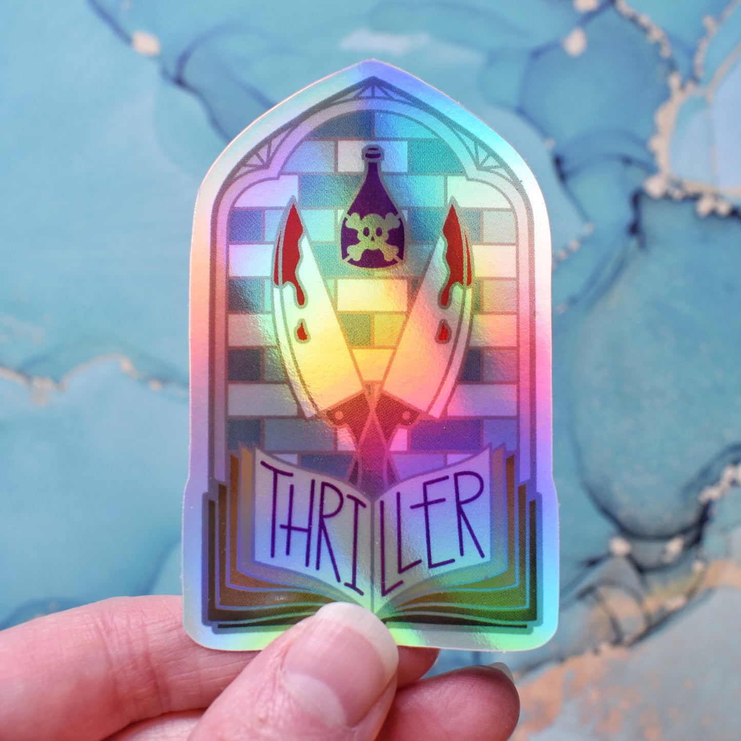 Thriller - Windows Of Wonder Series - Holographic Sticker