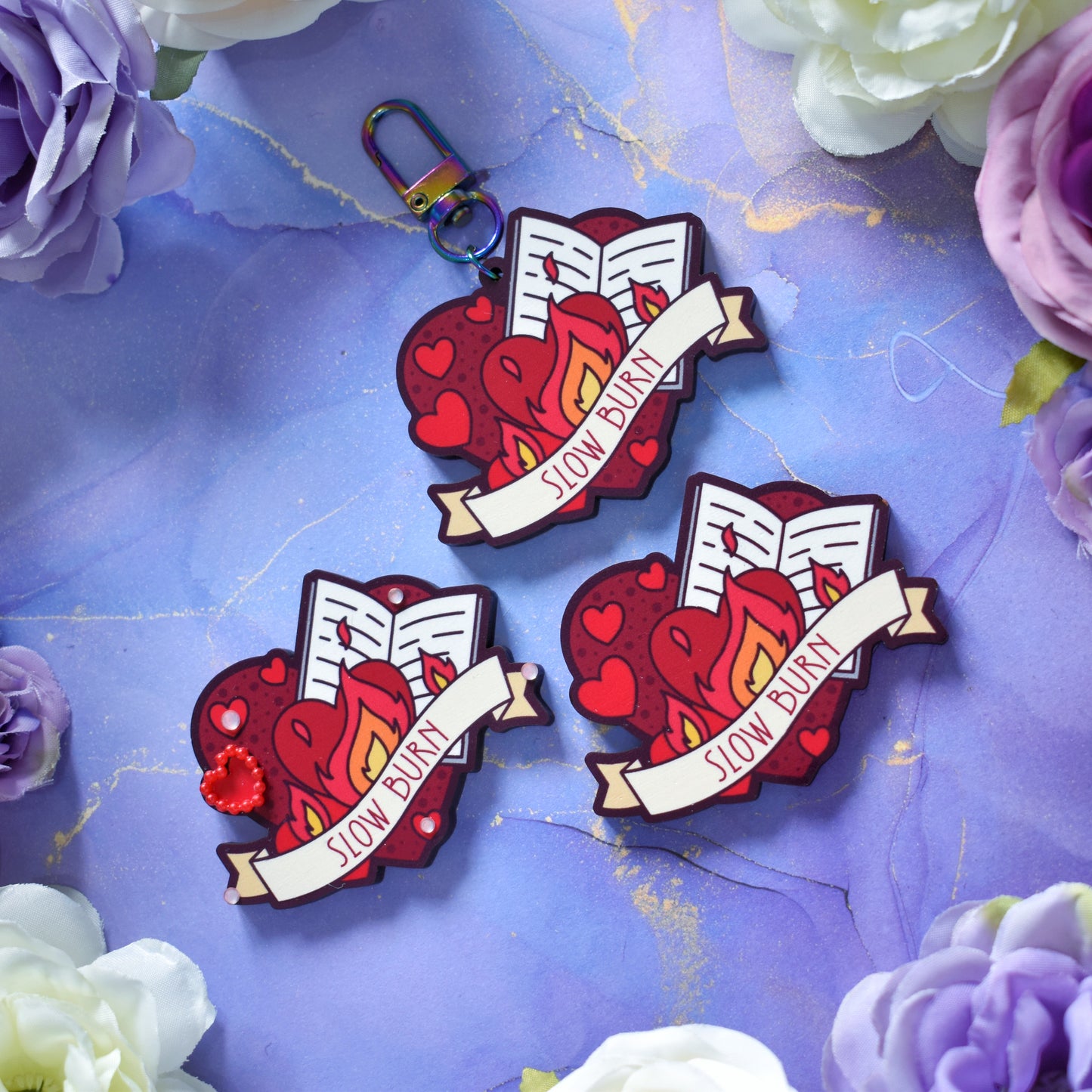 Slow Burn - Wooden Charm *LAST ONE*