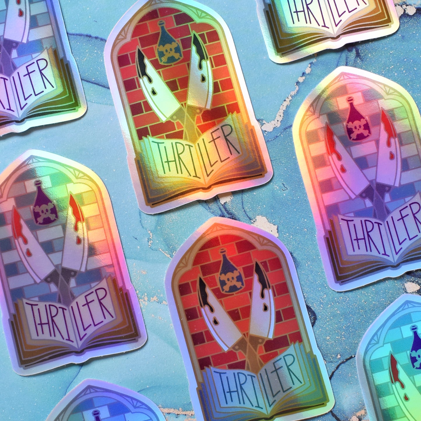 Thriller - Windows Of Wonder Series - Holographic Sticker