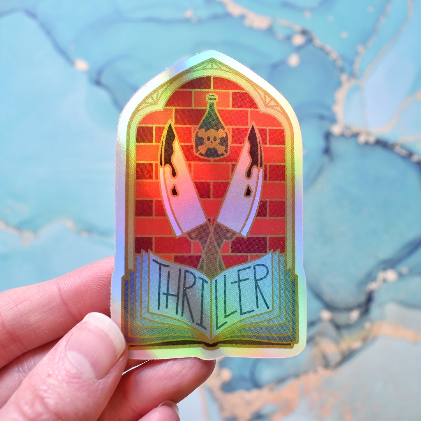 Thriller - Windows Of Wonder Series - Holographic Sticker