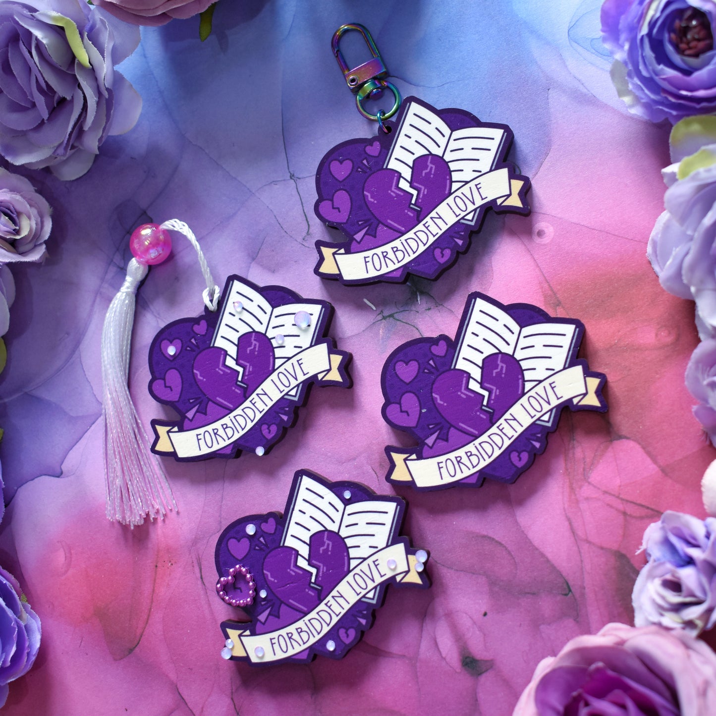 Forbidden Love - Wooden Charm *LAST TWO*