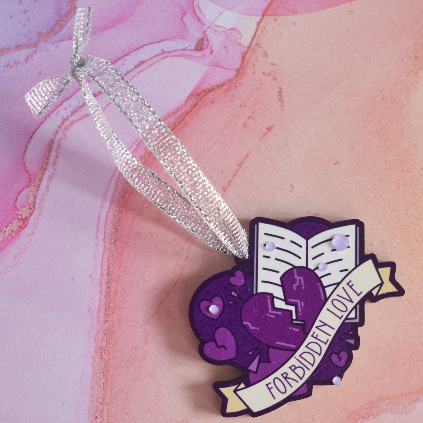 Forbidden Love - Wooden Charm *LAST TWO*