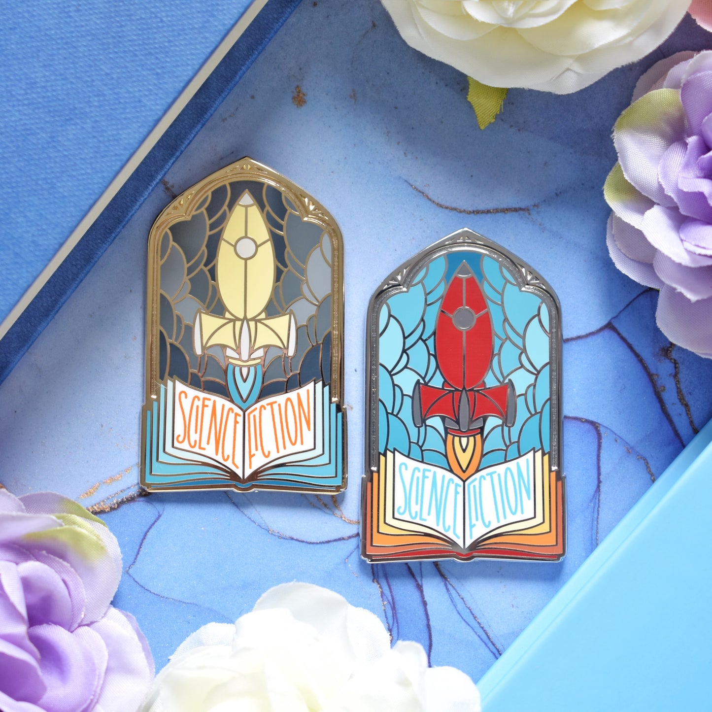 *NEW* Science Fiction - Windows Of Wonder Series - Enamel Pin