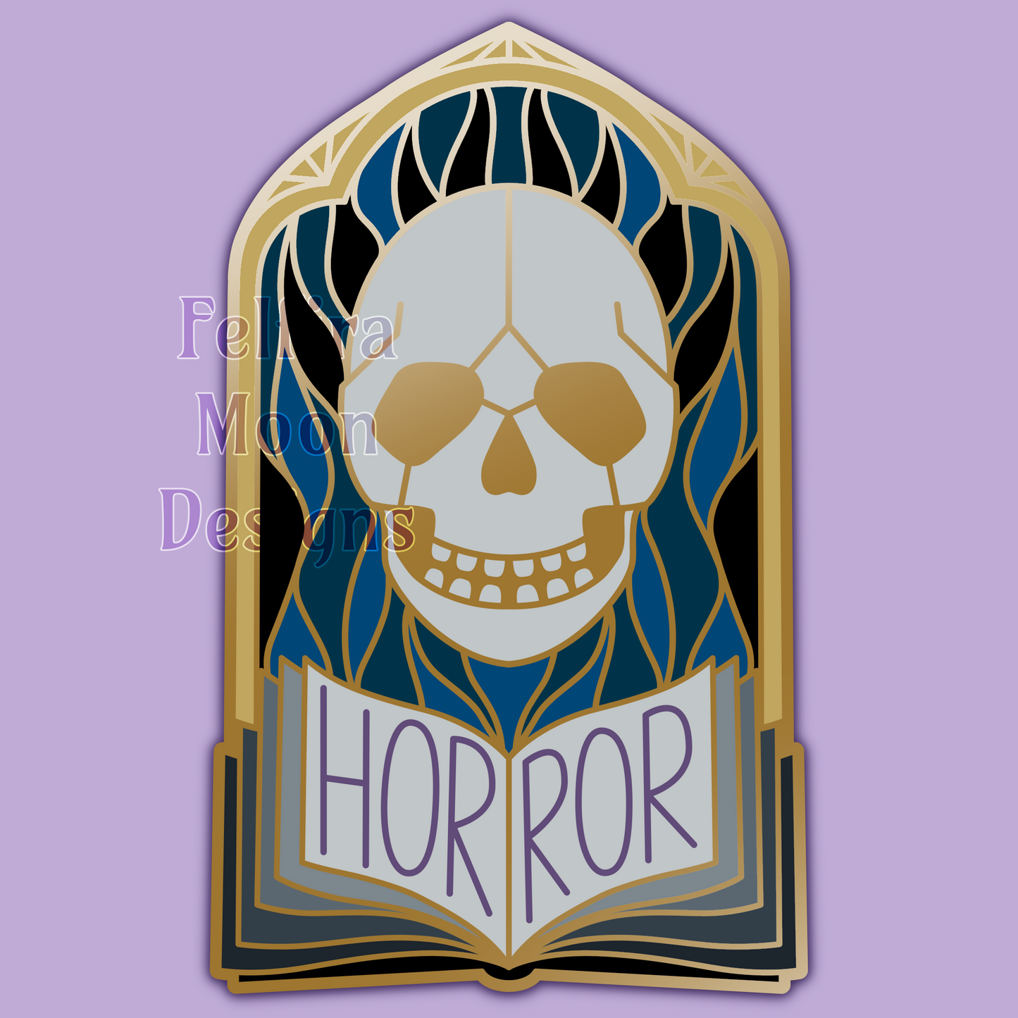 *PRE-ORDER EST SHIP: JUL 2025* Horror Window - Enamel Pin