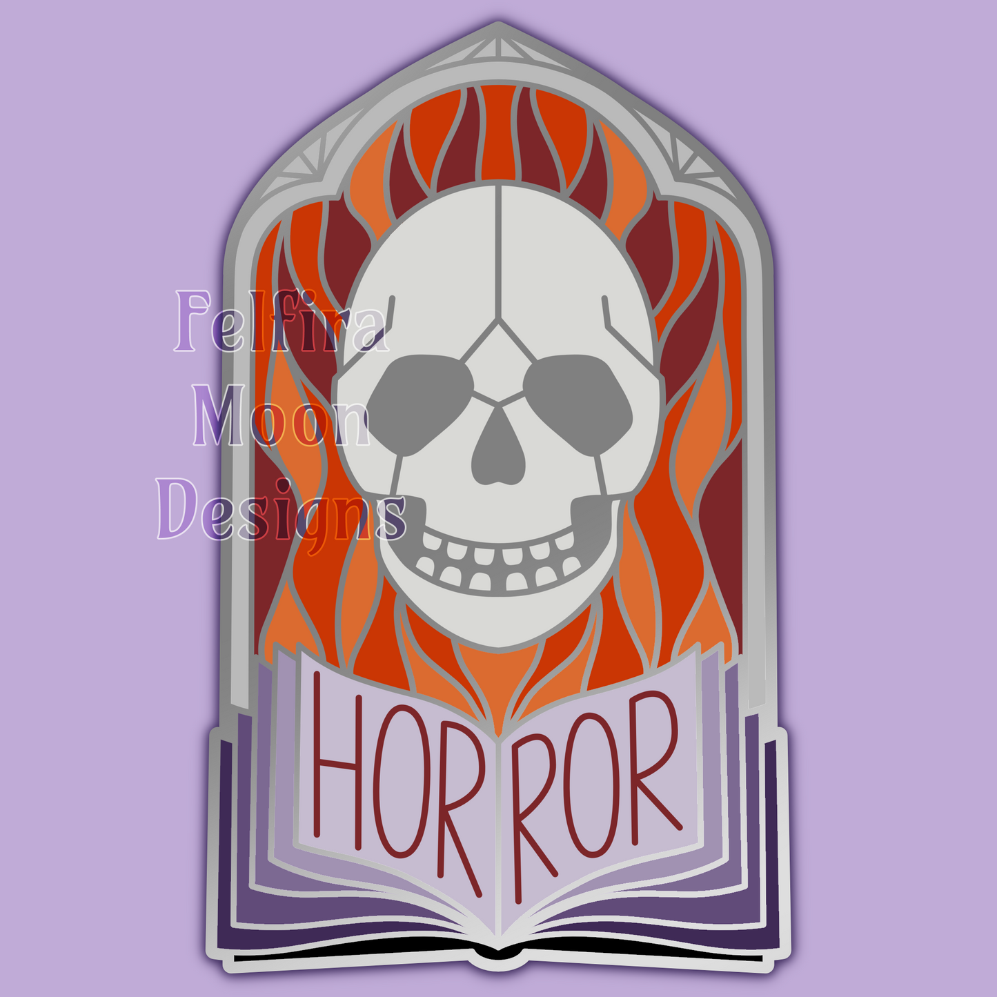 *PRE-ORDER EST SHIP: JUL 2025* Horror Window - Enamel Pin