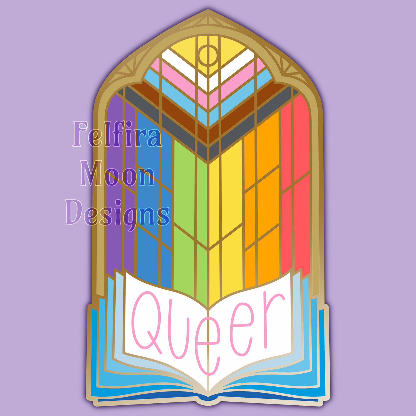 *PRE-ORDER EST SHIP: JUL 2025* Queer Window - Enamel Pin