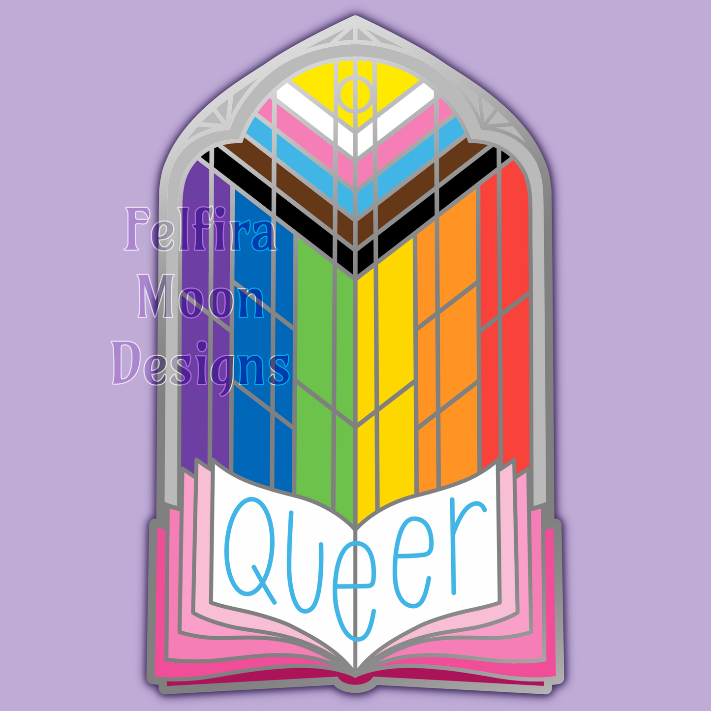 *PRE-ORDER EST SHIP: JUL 2025* Queer Window - Enamel Pin