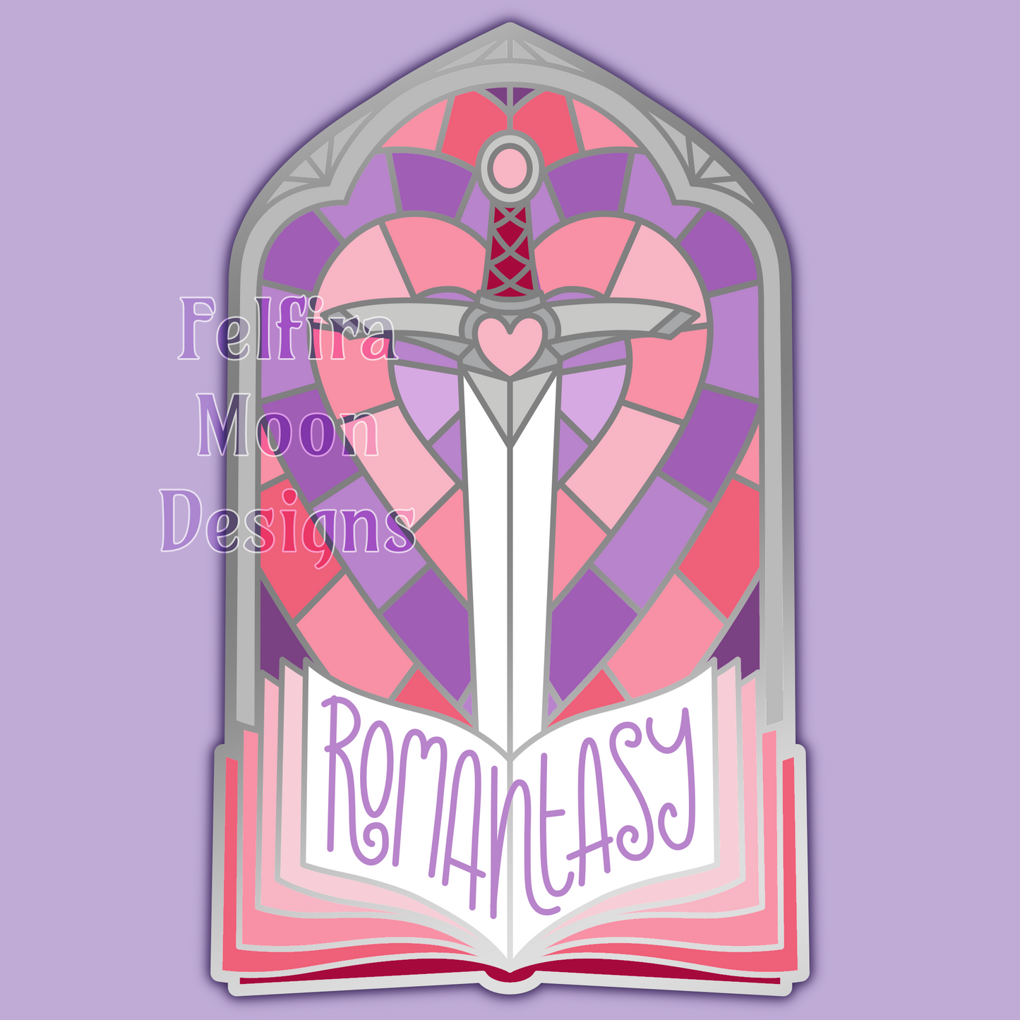 *PRE-ORDER EST SHIP: JUL 2025* Romantasy Window - Enamel Pin