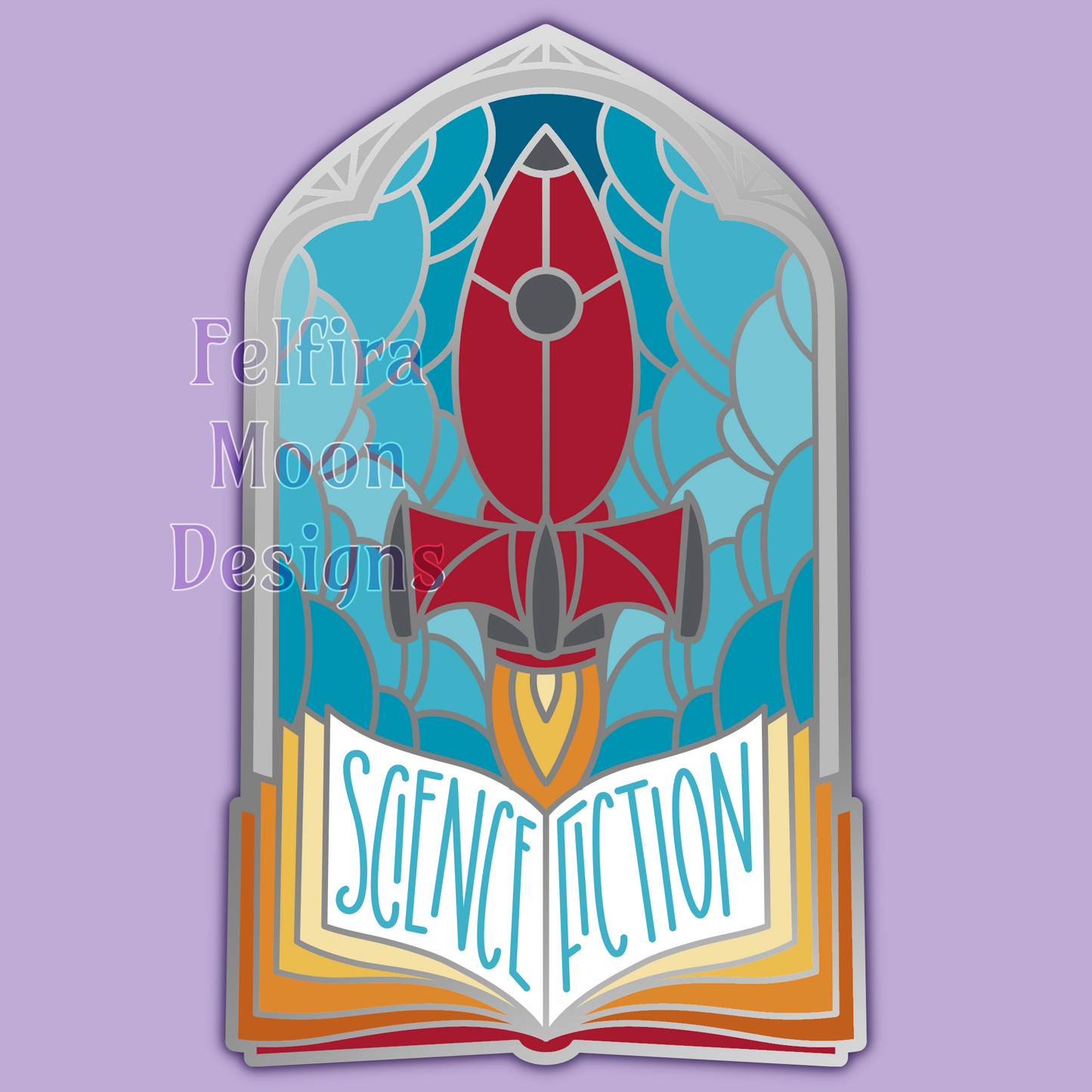 *PRE-ORDER EST SHIP: JUL 2025* Sci Fi Window - Enamel Pin