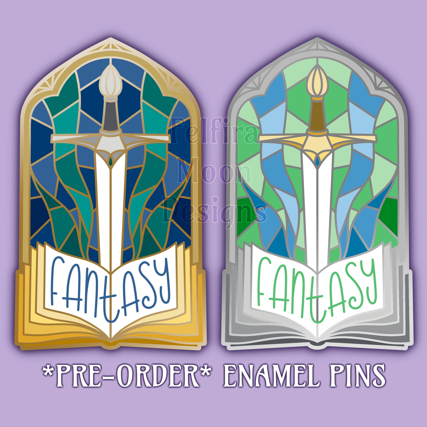 *PRE-ORDER EST SHIP: JUL 2025* Fantasy Window - Enamel Pin
