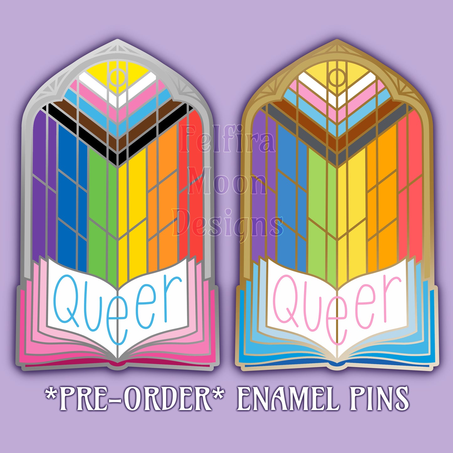 *PRE-ORDER EST SHIP: JUL 2025* Queer Window - Enamel Pin