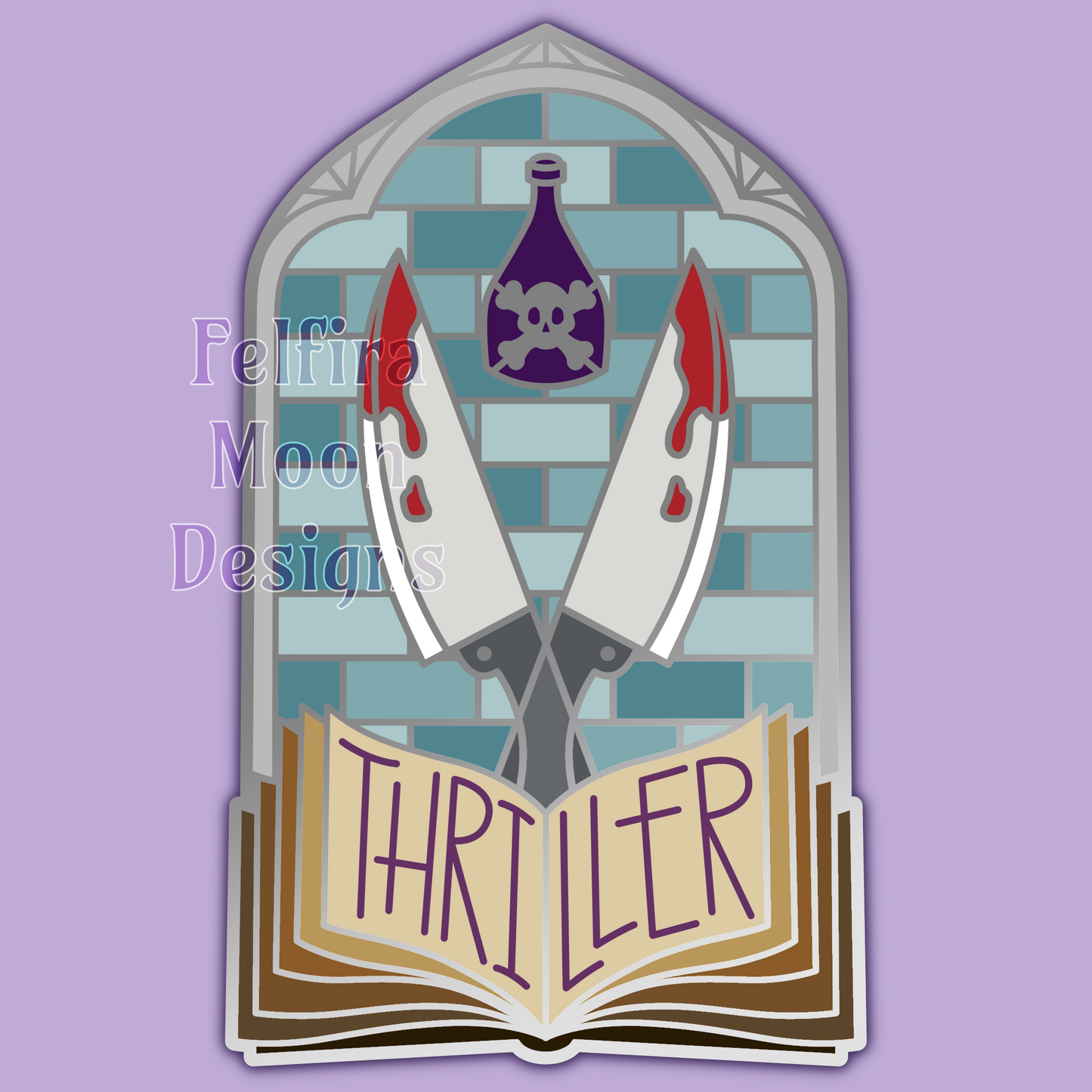 *PRE-ORDER EST SHIP: JUL 2025* Thriller Window - Enamel Pin