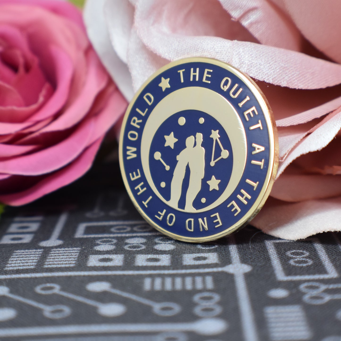 The Quiet At The End Of The World - Bookish Enamel Pin