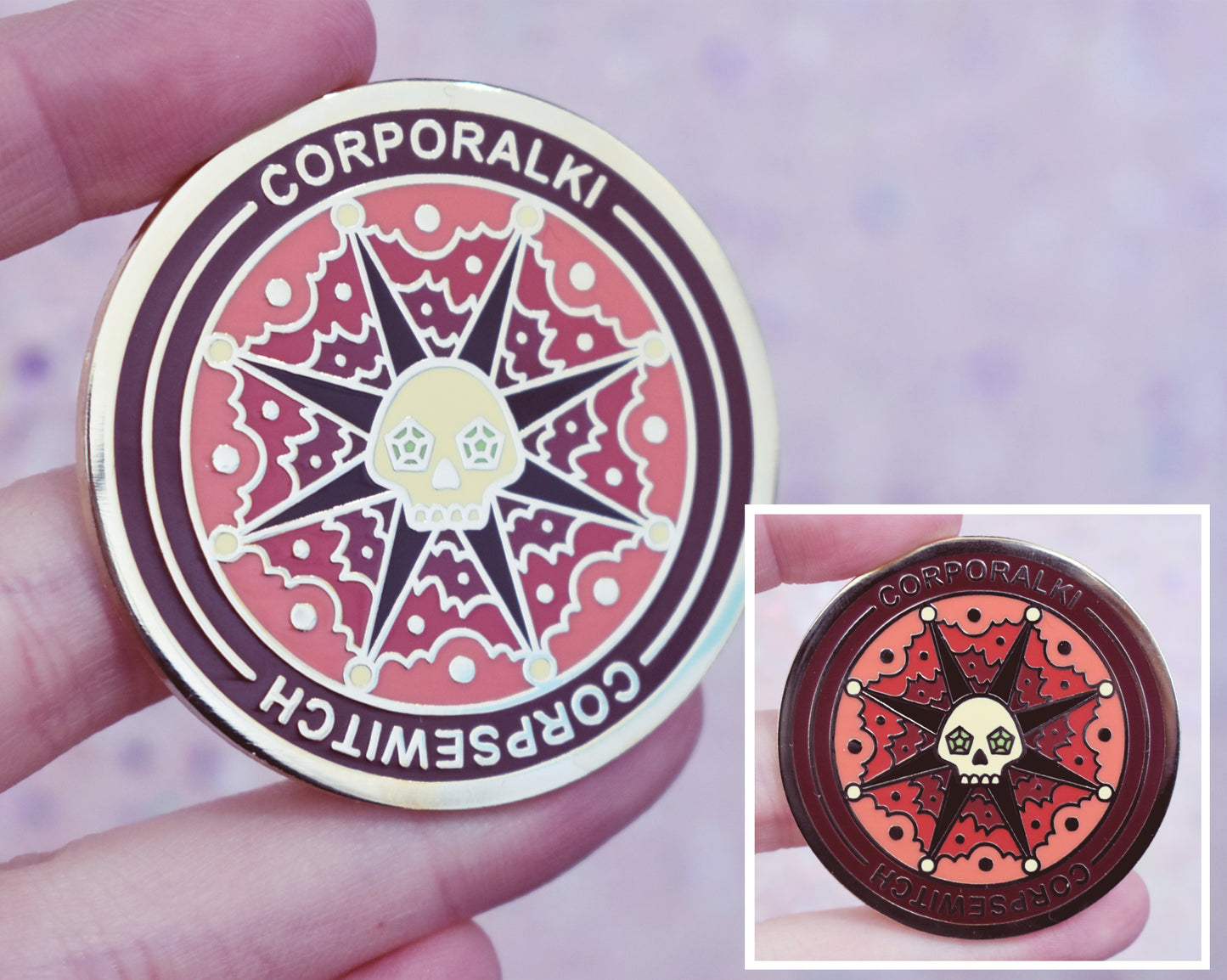 Kaleidoscope Series - Shadow and Bone - Enamel Pin