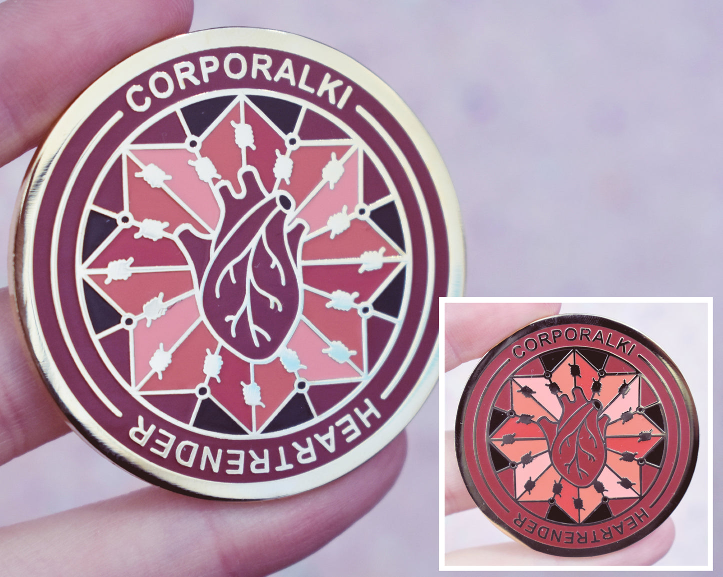 Kaleidoscope Series - Shadow and Bone - Enamel Pin