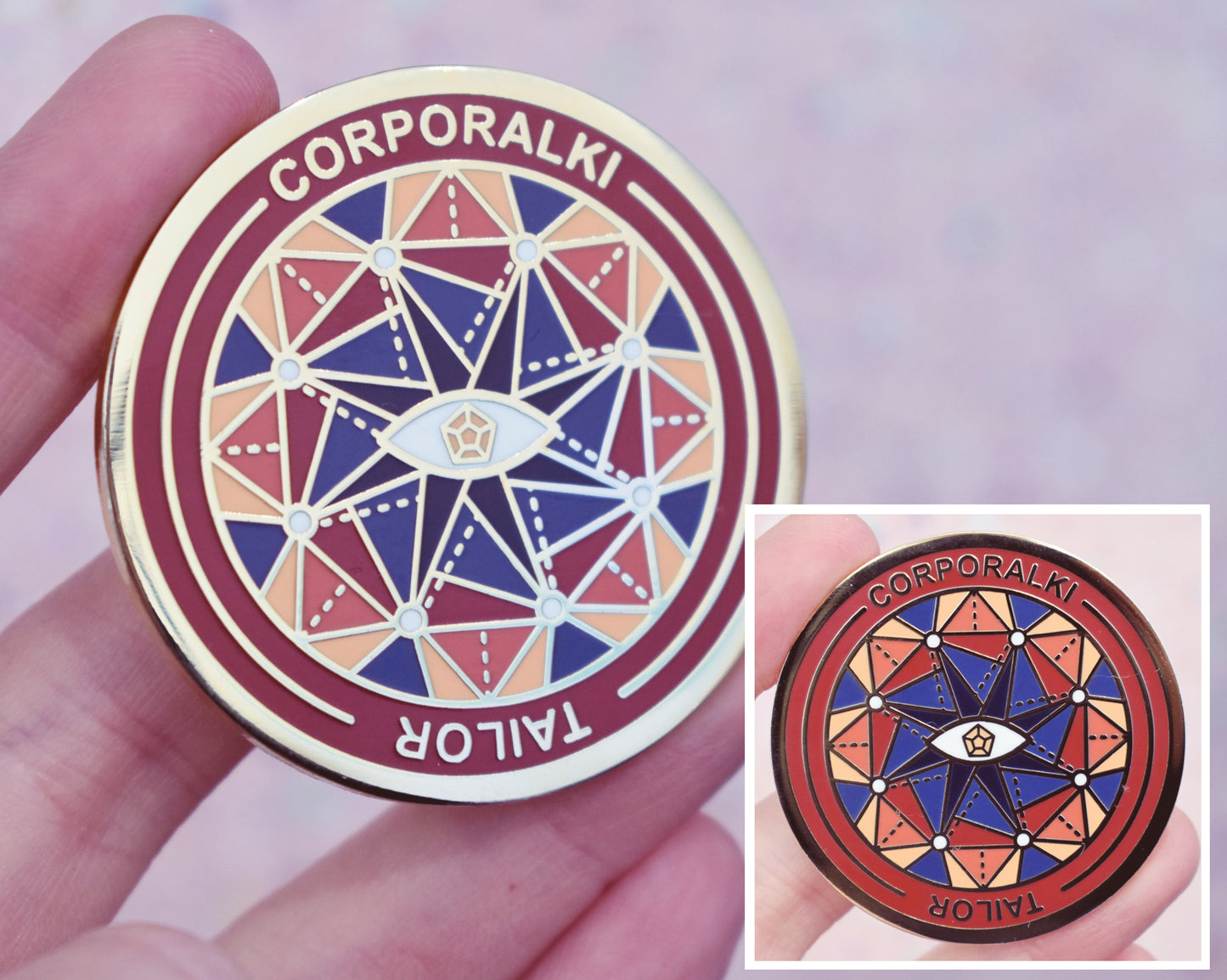 Kaleidoscope Series - Shadow and Bone - Enamel Pin