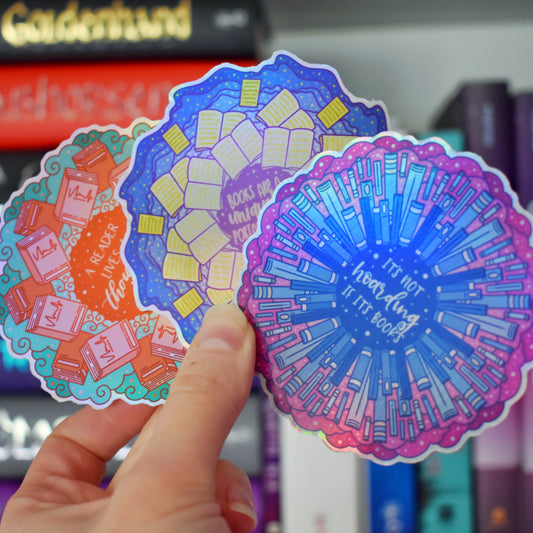 *NEW* Quote Iridescent Holographic Sticker Bundle (3 Stickers)