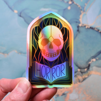 *SECONDS SALE* Damaged Windows Of Wonder - Bookish Holographic Stickers