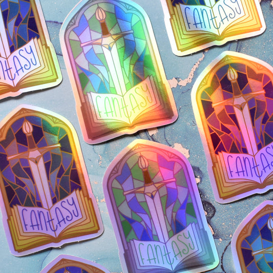 *NEW* Fantasy - Windows Of Wonder Series - Holographic Sticker