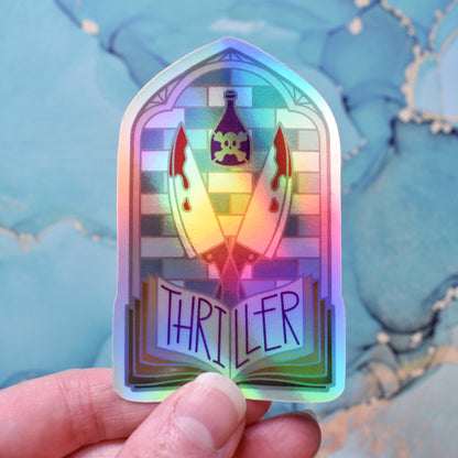 *NEW* Thriller - Windows Of Wonder Series - Holographic Sticker