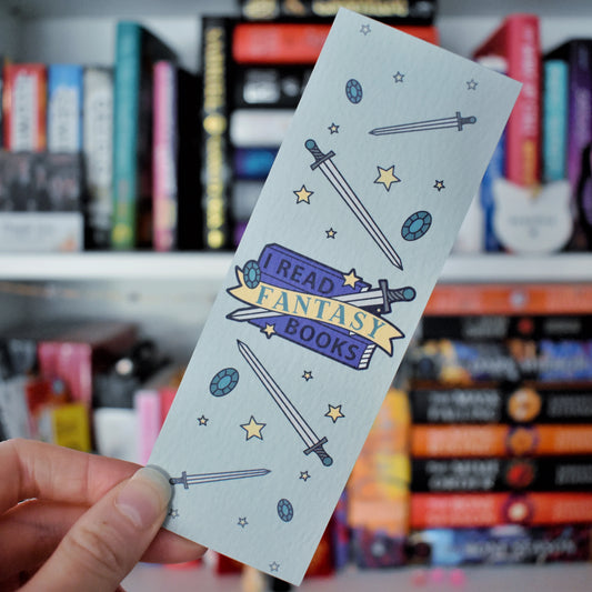 *NEW* I Read Fantasy Books - Bookmark