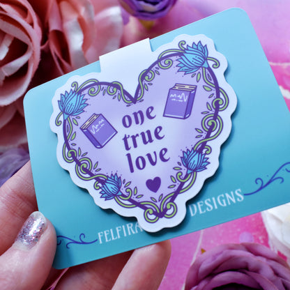 *NEW* One True Love - Magnetic Bookmark