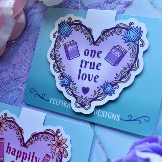 *NEW* One True Love - Magnetic Bookmark