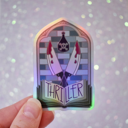 *SECONDS SALE* Incorrect Colour Windows Of Wonder - Bookish Holographic Stickers