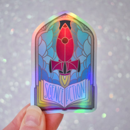 *SECONDS SALE* Incorrect Colour Windows Of Wonder - Bookish Holographic Stickers