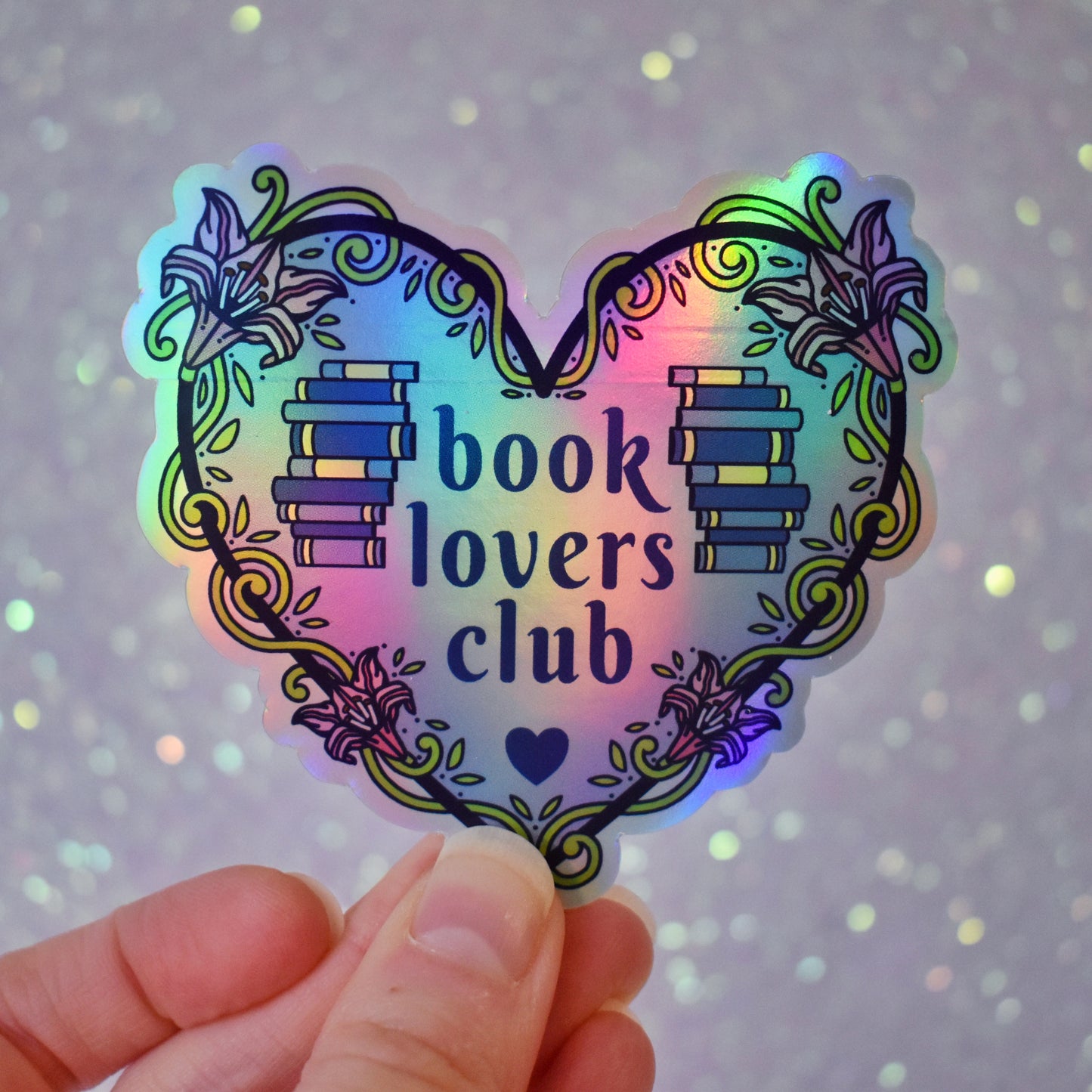 *SECONDS SALE* Love of Books & Other Designs - Bookish Holographic Stickers