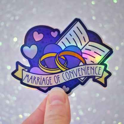 *SECONDS SALE* Love of Books & Other Designs - Bookish Holographic Stickers