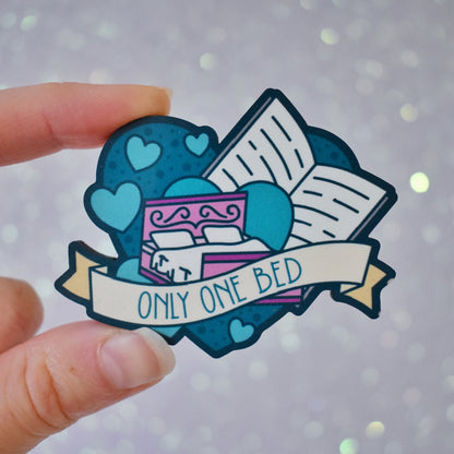 *SECONDS SALE* Romance Tropes & Hearts - Bookish Wooden Charms