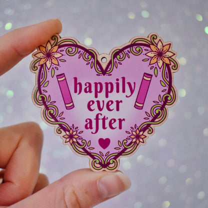 *SECONDS SALE* Romance Tropes & Hearts - Bookish Wooden Charms