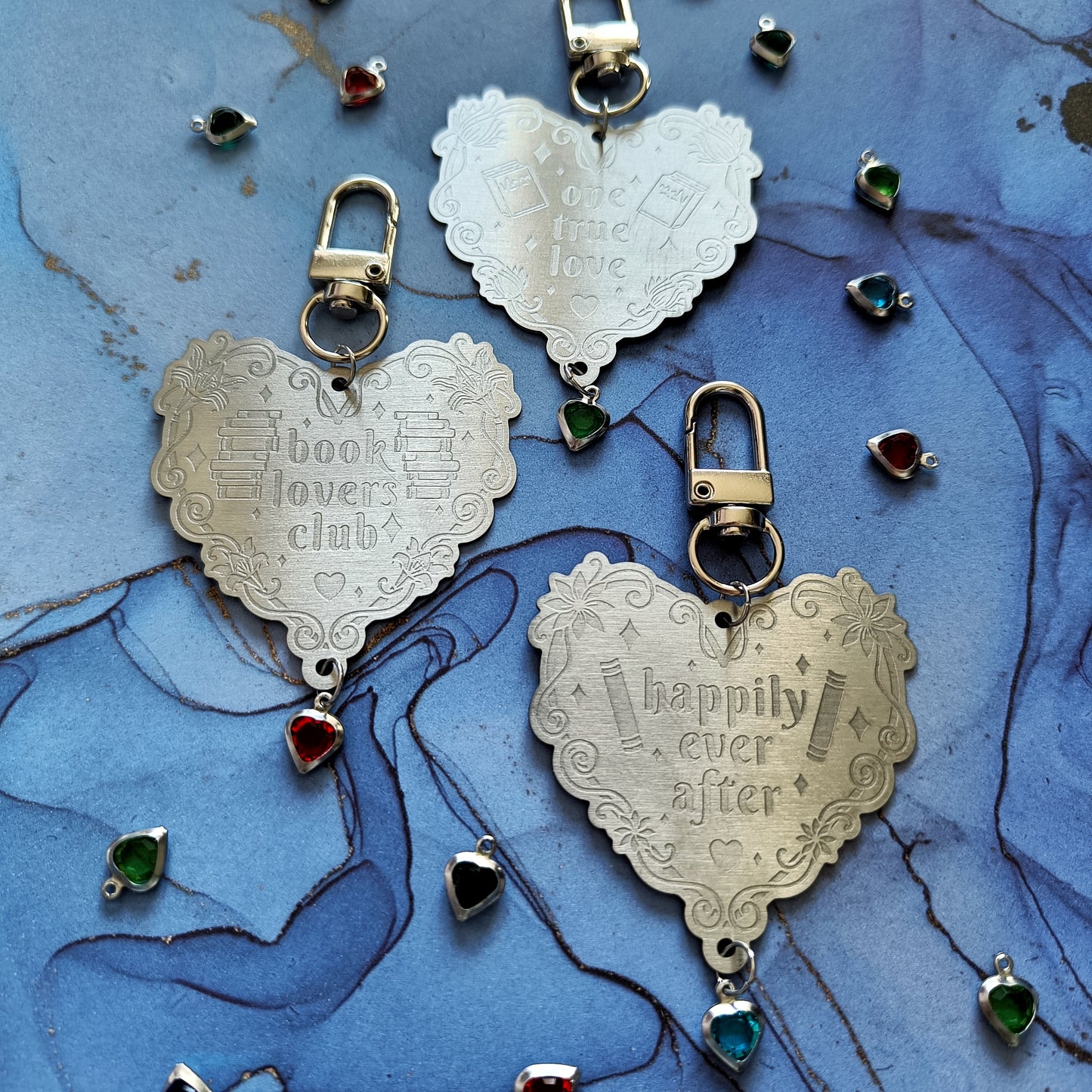 *PRE-ORDER EST SHIPPING: NOV 2024* Heart Keyrings