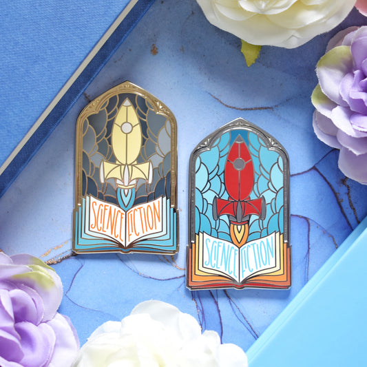 *NEW* Science Fiction - Windows Of Wonder Series - Enamel Pin