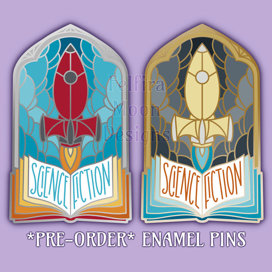 *PRE-ORDER EST SHIP: JUL 2025* Sci Fi Window - Enamel Pin