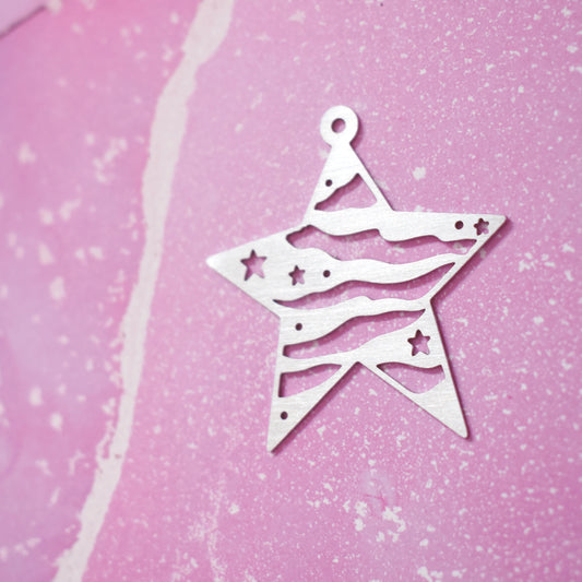 Star Stainless Steel Charm