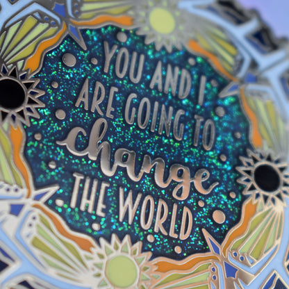 Shadow And Bone Quote Enamel Pin