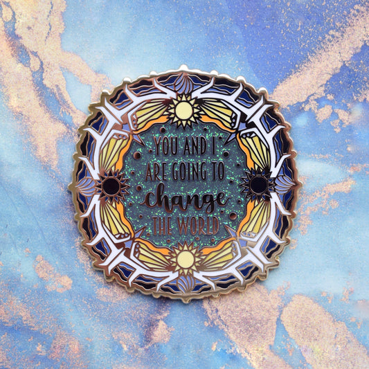 Shadow And Bone Quote Enamel Pin